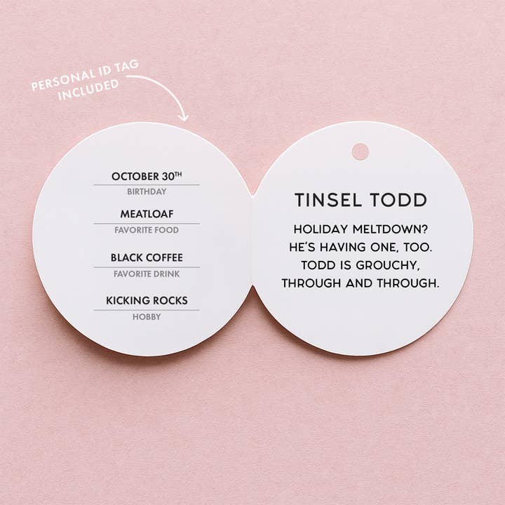 Sunshine Studios - Vente Objets de décoration - Ornement d'elfe | Tinsel Todd2