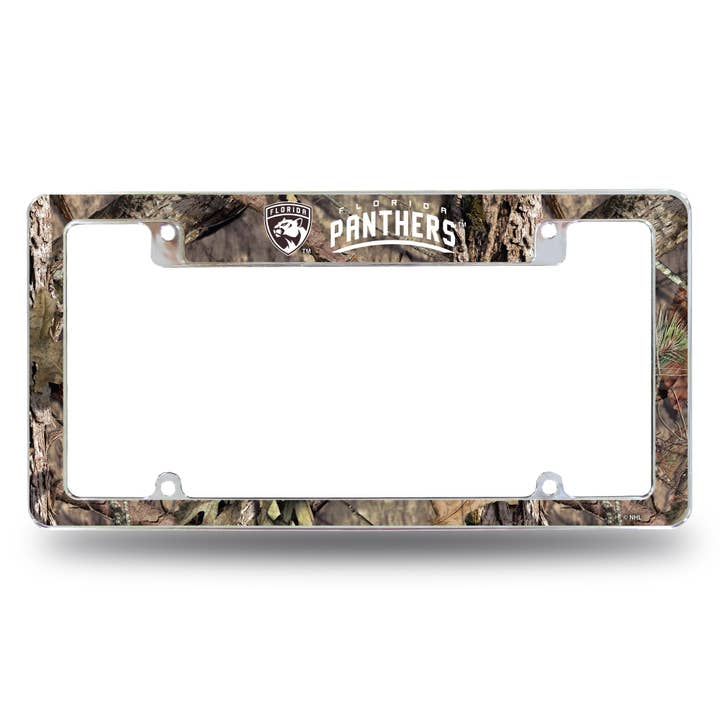 NHL Hockey Florida Panthers Mossy Oak All Over Chrome Frame for wholesale by Rico Industries