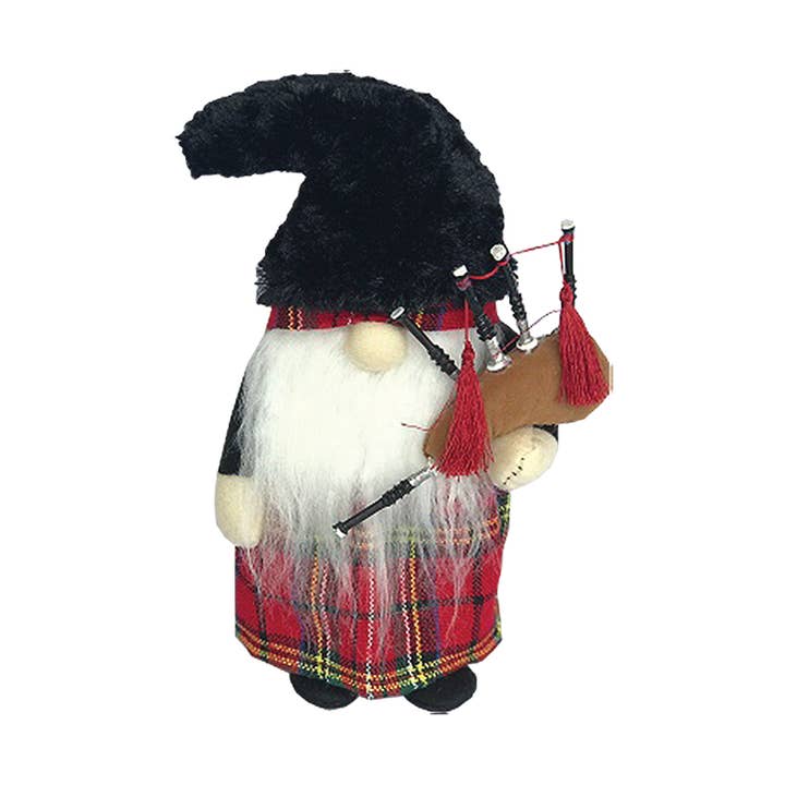 Santa’s Workshop Inc. - Wholesale Christmas Decoration - 17" Scottish Gnome