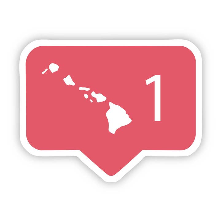 Hawaii Comment Sticker for wholesale by Big Moods