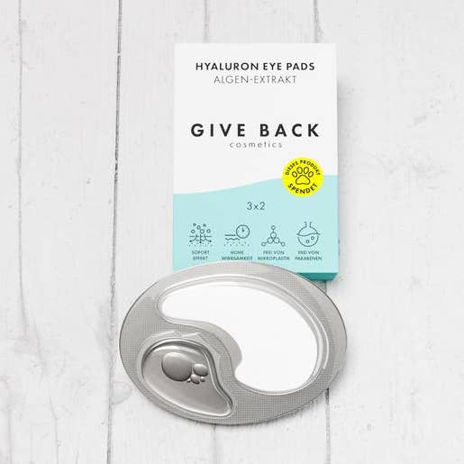 Augenpads Algen-Extrakt - 3er Pack - TIERSCHUTZ for wholesale by GIVE BACK Cosmetics