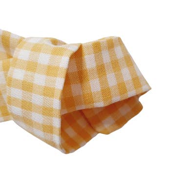 Maman Poule et Papa Coq - Wholesale Doll clothing – Kids - Vichy yellow headband