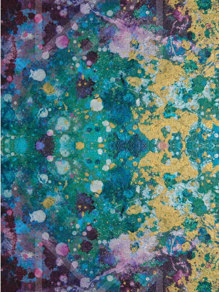 Bufanda rectangular grande Floral Universe para venta al por mayor de Mona Fares