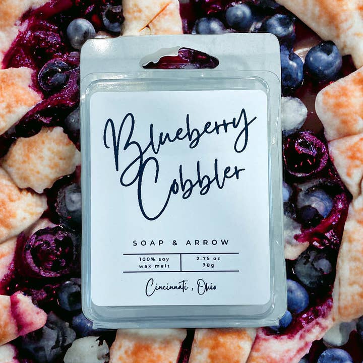 Cire de soja fondue à 100 % Blueberry Cobbler pour la vente par Home & Arrow