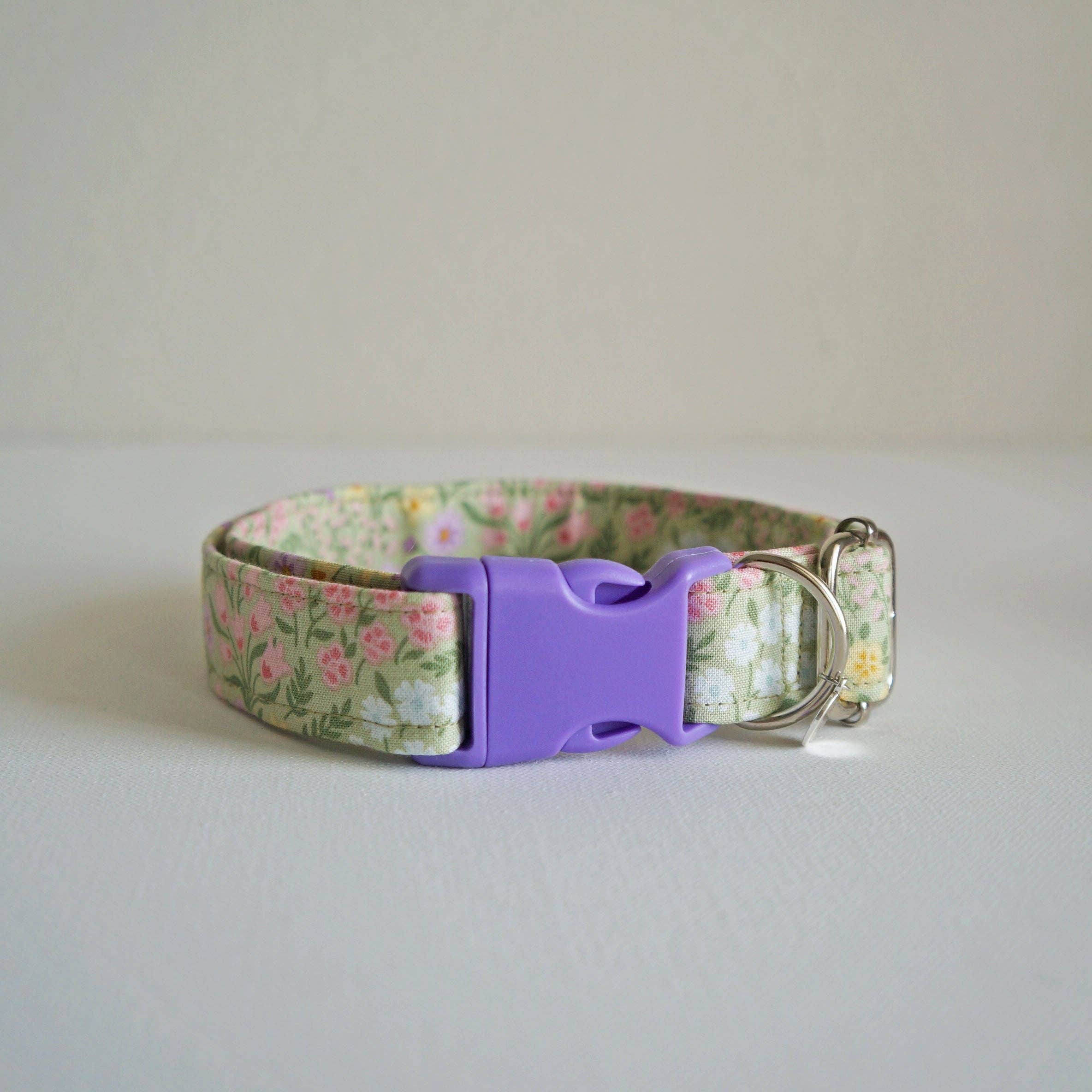 kiwi & WILLOW - Wholesale Pet Collar - Dog - Lilac Garden Dog Collar1