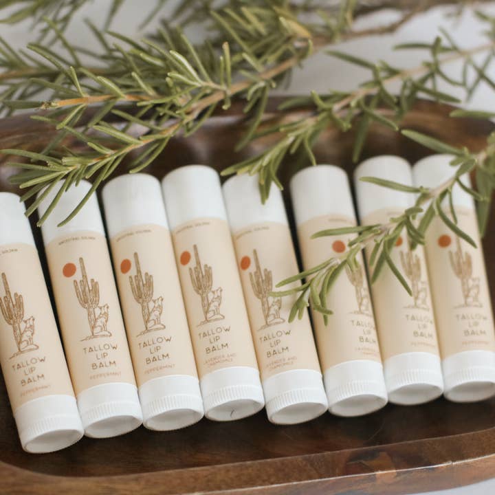 Tallow Lip Balm for wholesale by Ancestral Solskin