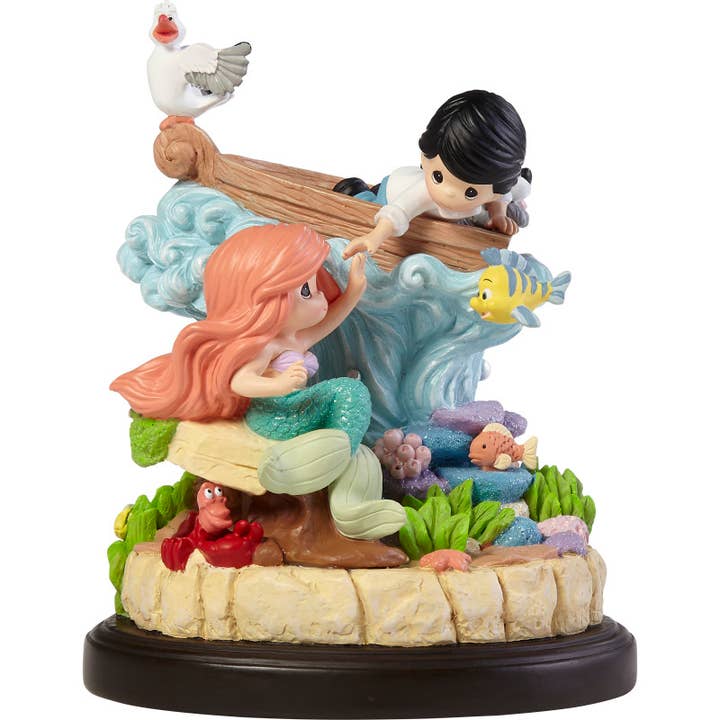 Precious Moments - Wholesale Decorative Figurine - Love Brings Our Worlds Together Disney's The Little Mermaid 1