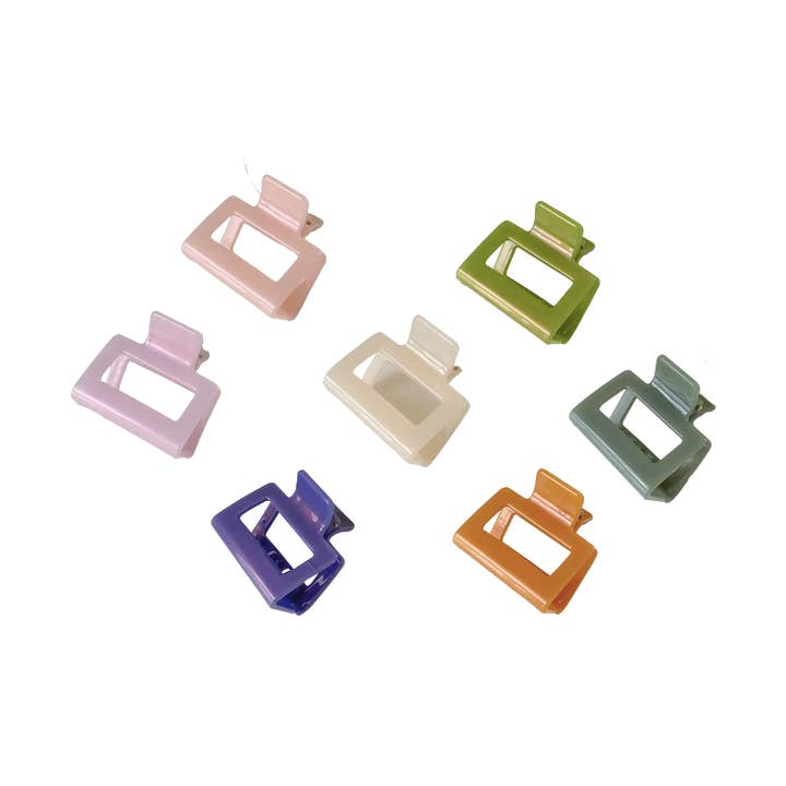 Small Shimmer Claw Clip for wholesale by Golden Hour Gift Co