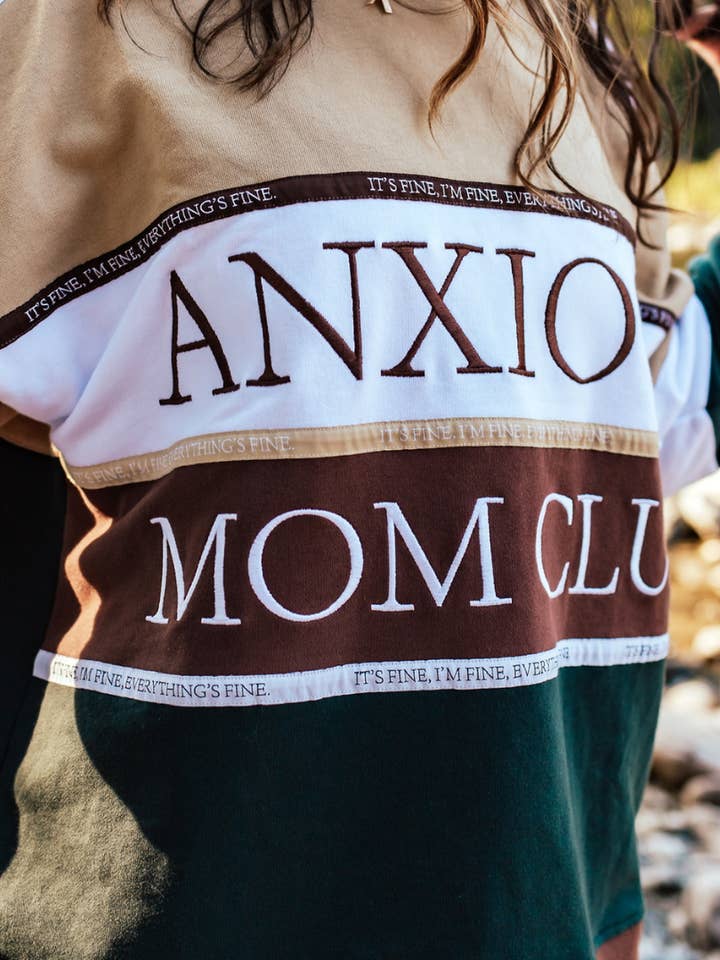 Anxious Mom Club Crewneck for wholesale by Good Morning Baby