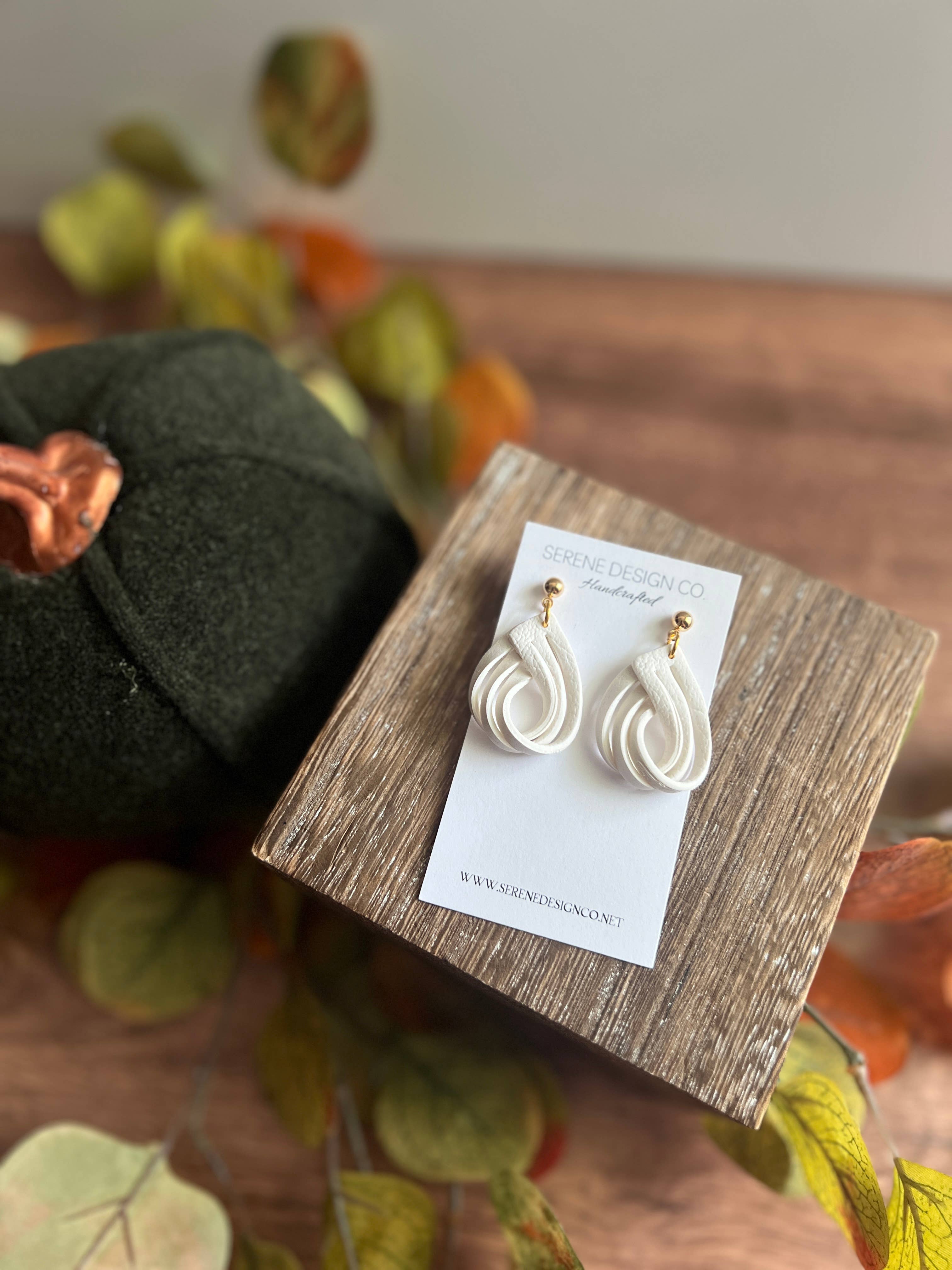 Serene Design Co. - Wholesale Dangle Earrings - Leather Dupe Loop Earrings5