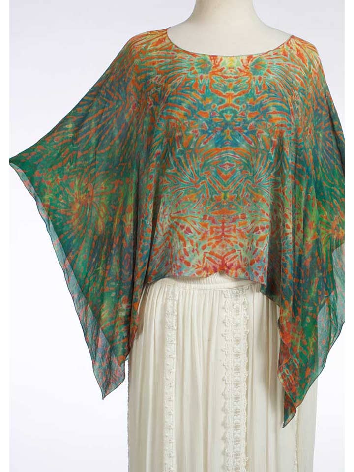 Manifest Color - Wholesale Poncho - Women's - Silk Poncho