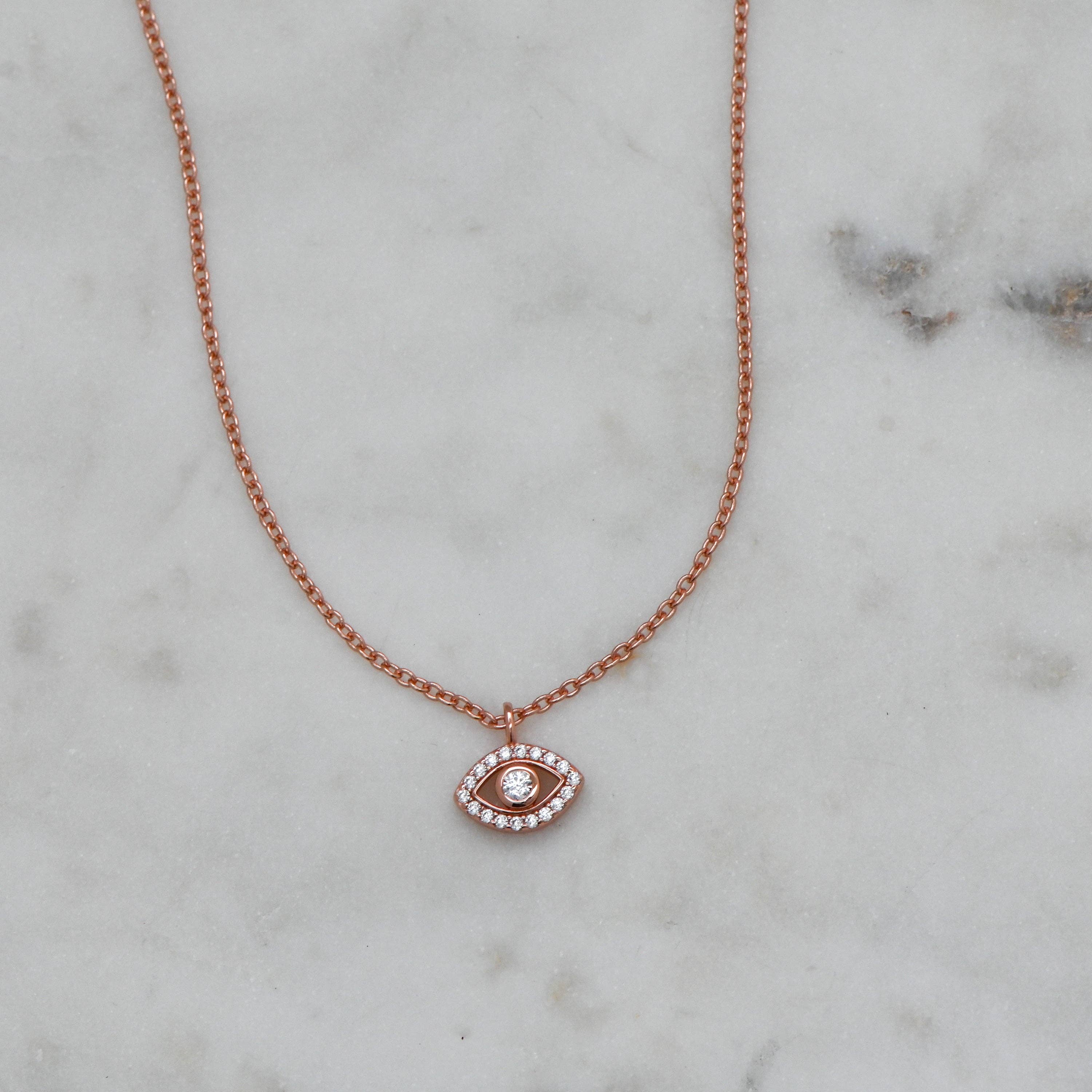 Sami Jewels - Vendita all'ingrosso Collana con ciondolo/pendaglio - Collana Tiny Evil Eye5