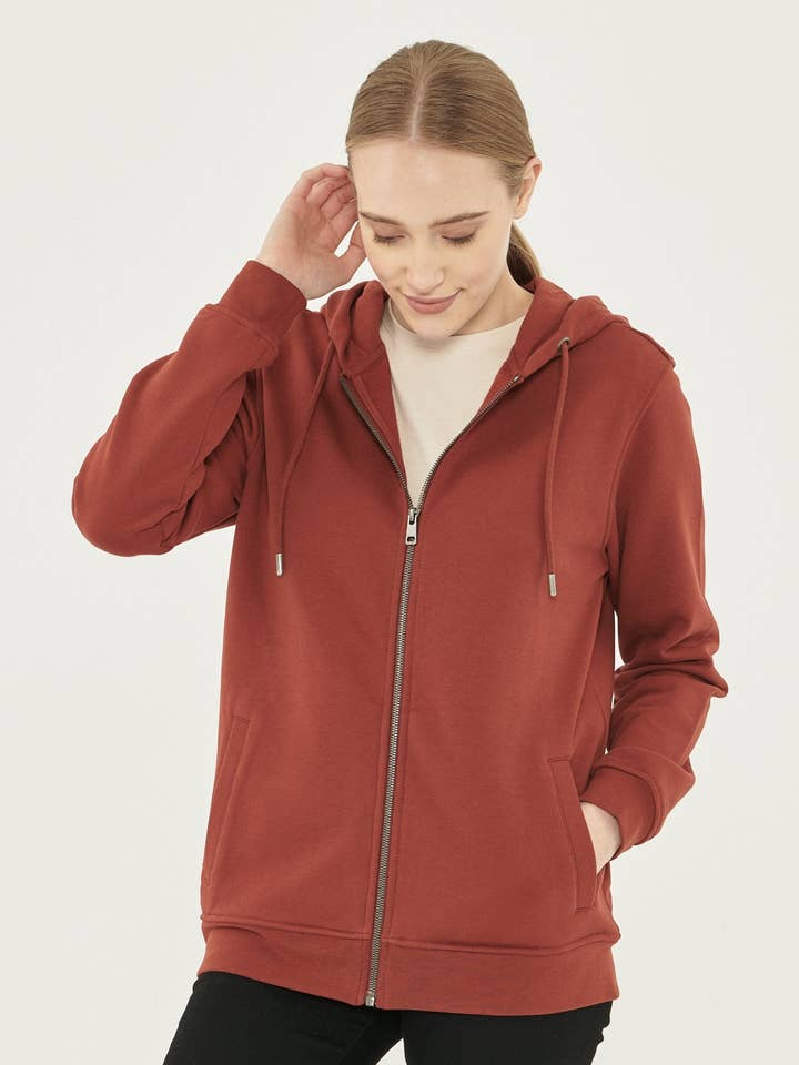 Sweatjacke aus Bio-Baumwolle for wholesale by ORGANICATION