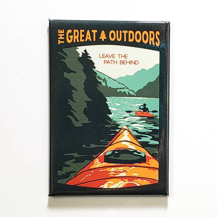 Lionheart Graphics - Wholesale Magnet - Kayak on a Lake Magnet | Great Outdoors souvenir0