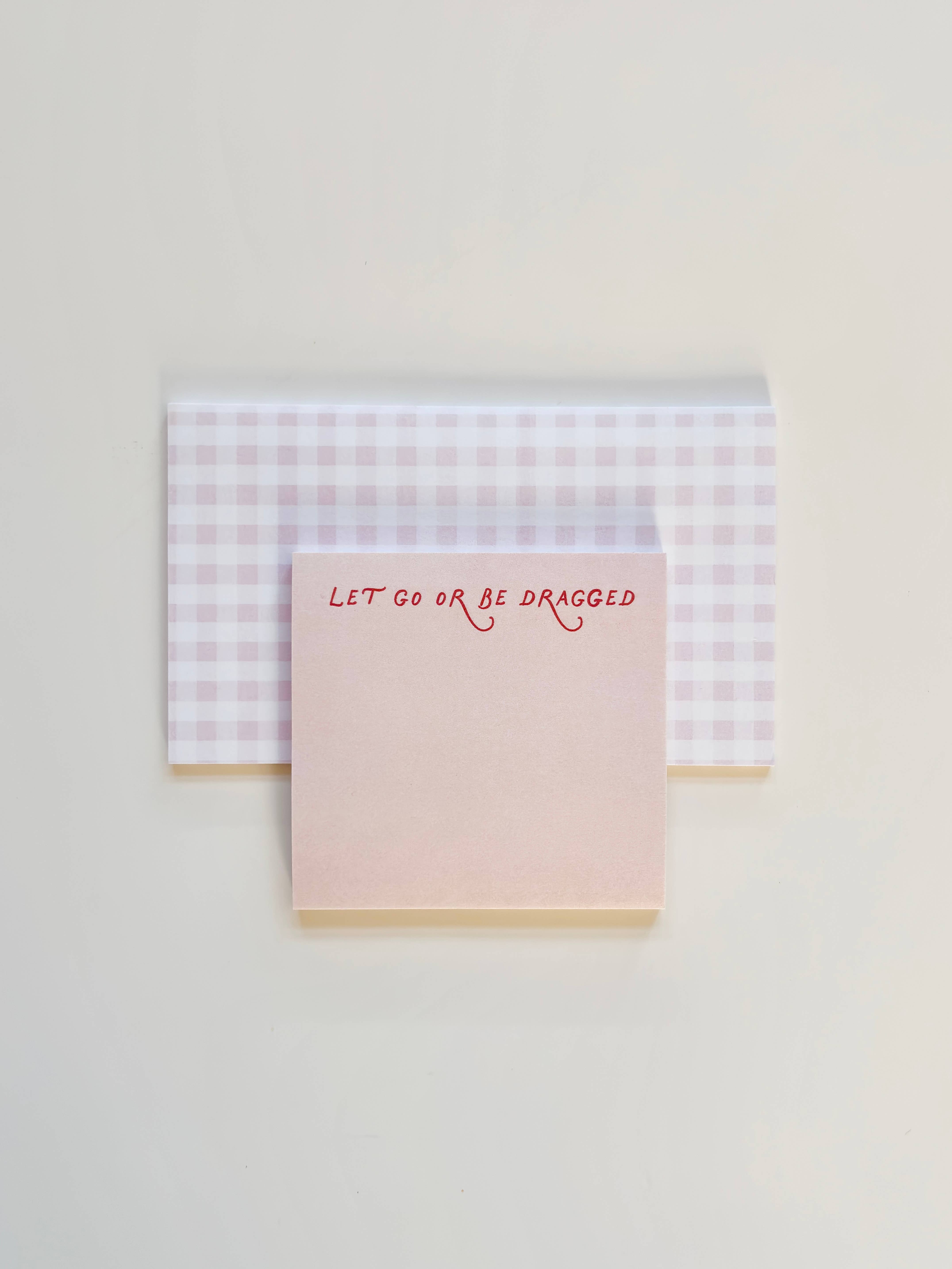 coux coux creative - Wholesale Sticky Notes - Let Go or Be Dragged Post-it Notes2