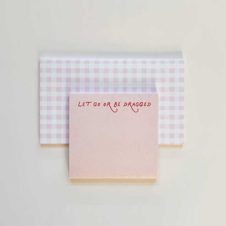 coux coux creative - Wholesale Sticky Notes - Let Go or Be Dragged Post-it Notes2