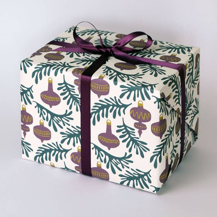 Haferkorn & Sauerbrey - Wholesale Flat Wrap - Twigs & Baubles Gift Wrap0