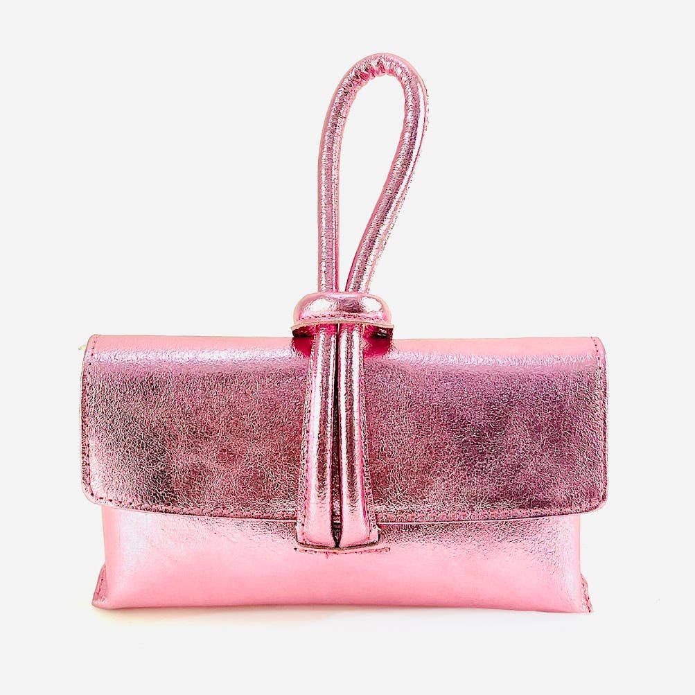 MILANO AMOUR - Vendita all'ingrosso Pochette - Donna - POCHETTE MICHELLE LAMINATO CON NODO27