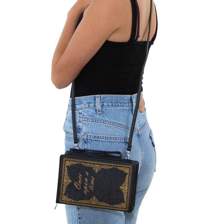 COMECO INC - Wholesale Crossbody Bag - Women's - Vintage Story Book Clutch Bag
