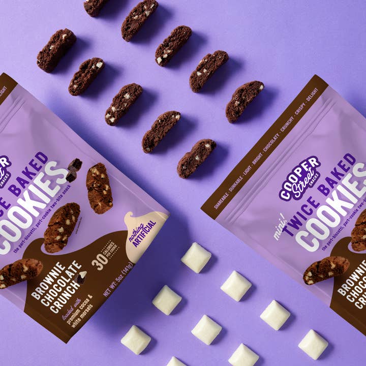 Cooper Street - Wholesale Cookie - Twice-Baked Brownie Chocolate Crunch - 5oz2
