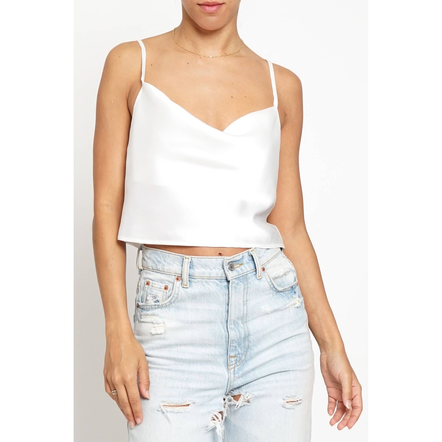 SCHILLERNDES CAMI MIT WASSERFALLMO für den Großhandel von Sans Souci