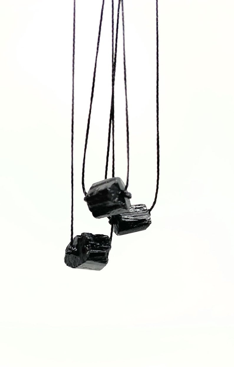 Merelani Designs - Wholesale Pendant/Charm Necklace - Raw Black Tourmaline Necklace8
