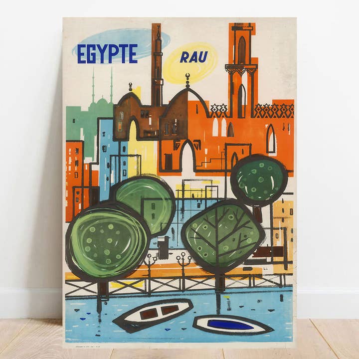 Vintage poster Egypt — RAU — 1960 for wholesale by wallartgallery