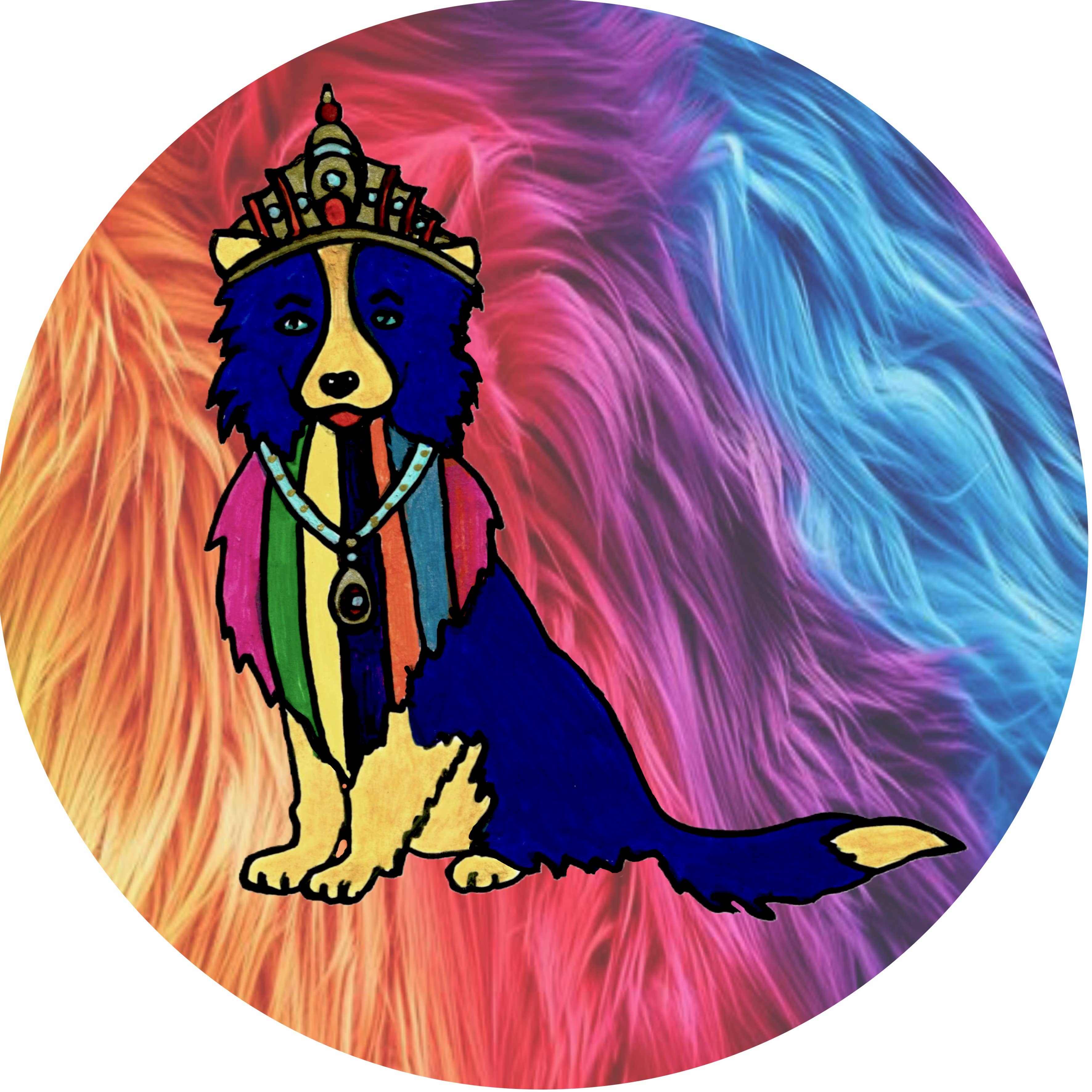 FunkyAdi - Wholesale Compact Mirror - Dog Print Round Magnets5