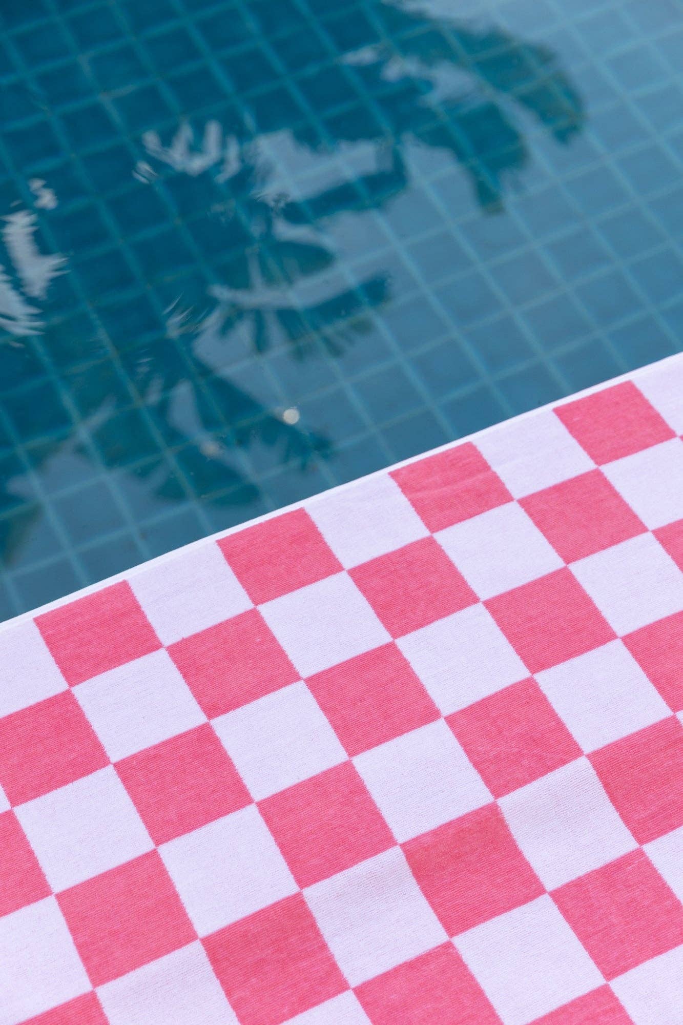 Torres Novas - Venta al por mayor Toallas de playa - Gibalta rosa a cuadros6