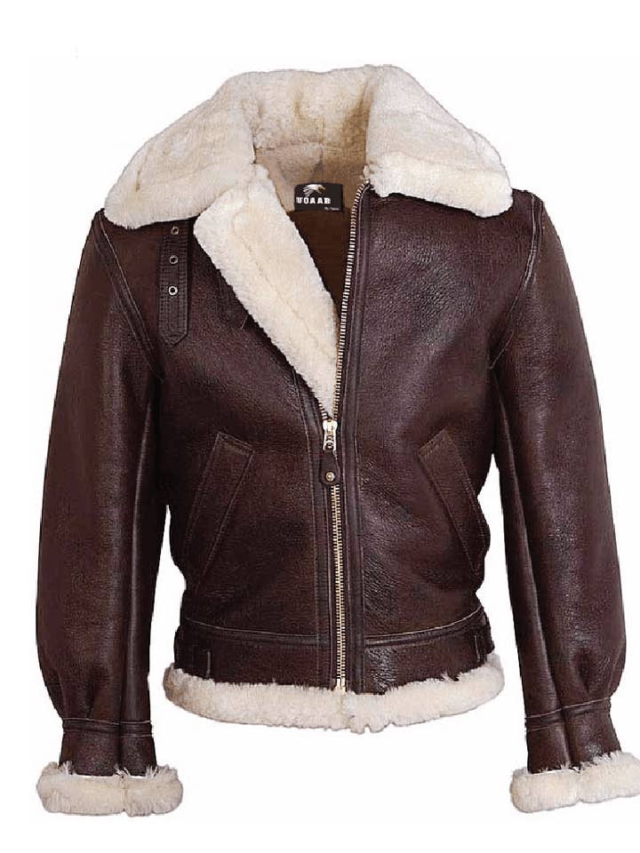 AV-4011 Aviator Attitude Leather Jacket for Men AV/4011 for wholesale by Fazons