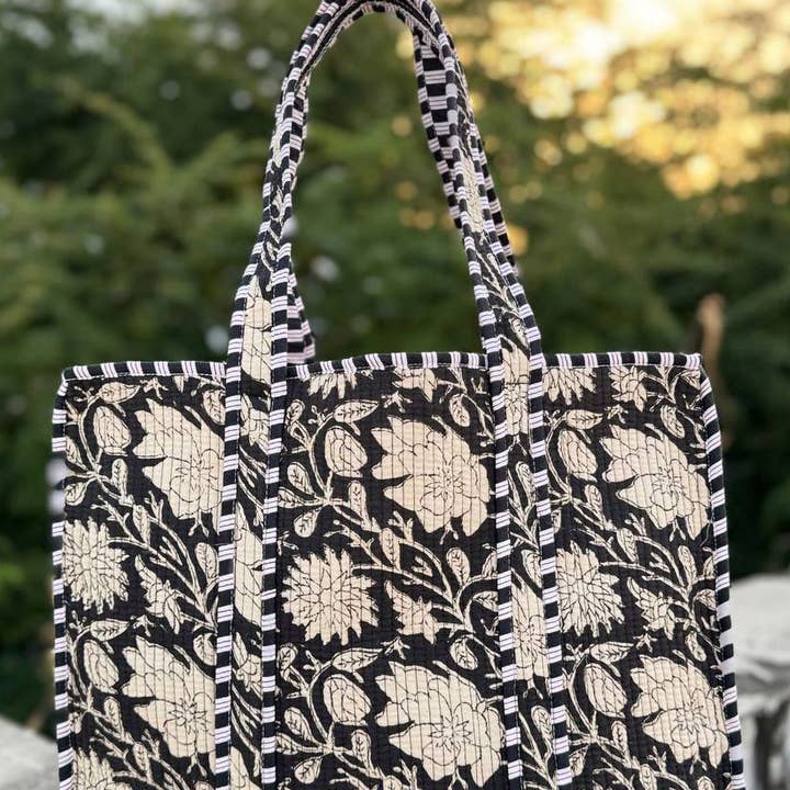 Fashion Bags Grocery Handmade Printed Woman's Cotton Bag and other Purchase wholesale printed bag. Free returns & net 60 terms on Faire trending on Faire.