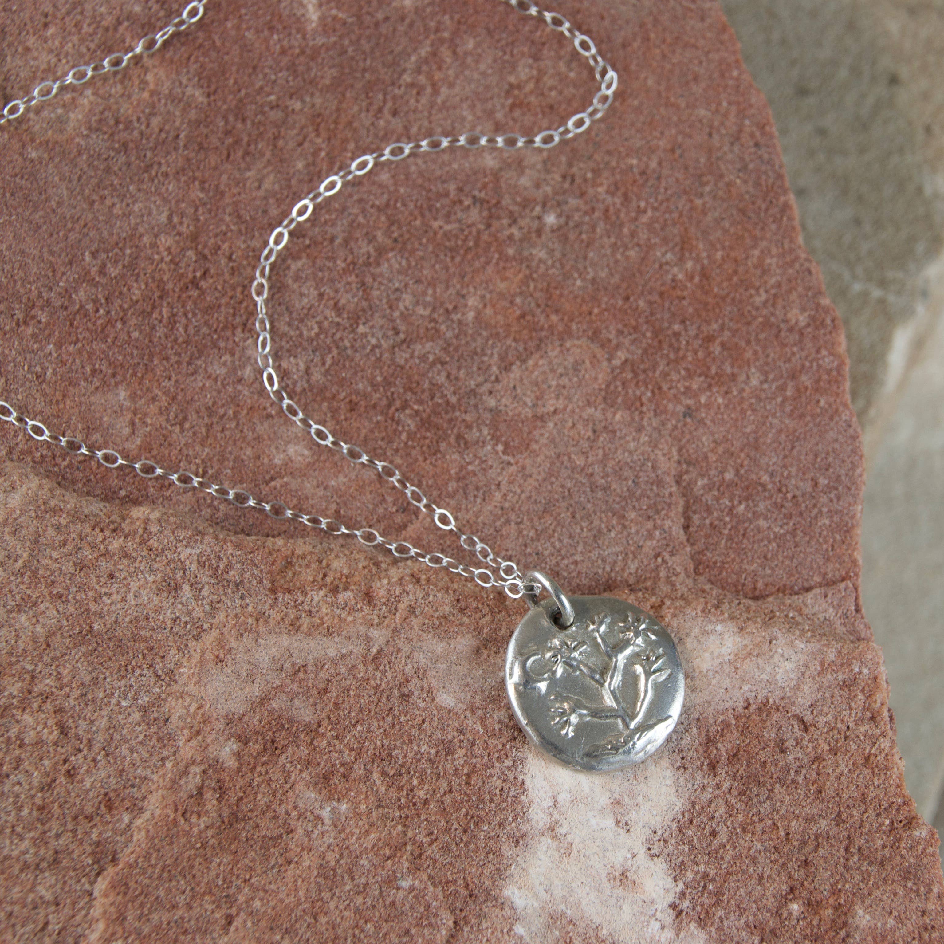 REMOVED BRAND - Wholesale Pendant/Charm Necklace - California Poppy Charm Necklace0