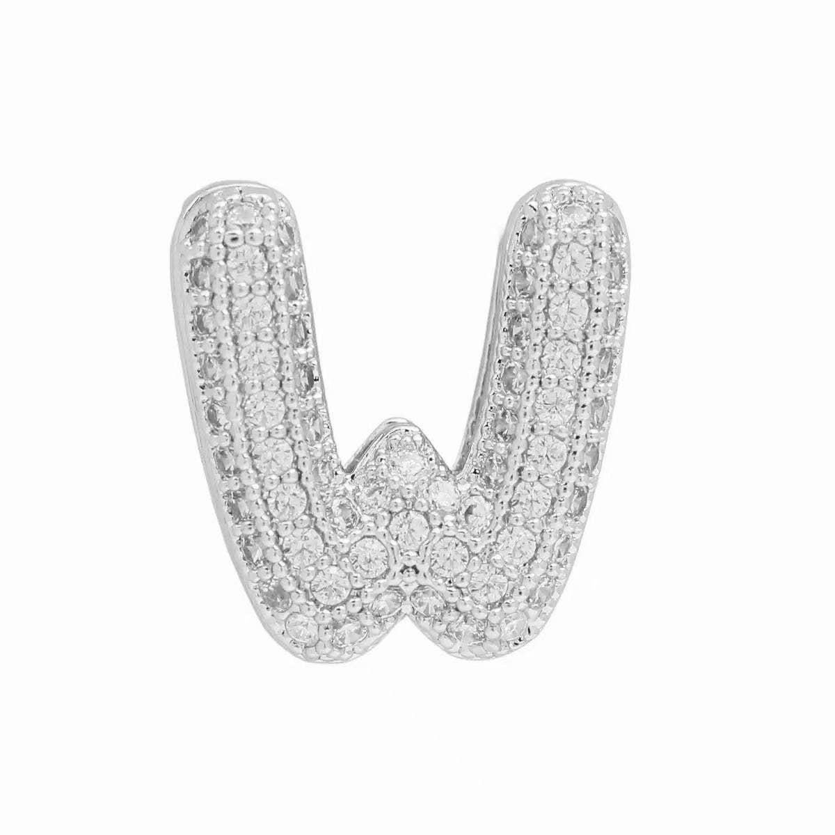 Savvy Bling - Wholesale Charm/Dangle Bracelet - Silver Bubble Initial Custom Word Name Watch Charm Bracelet29