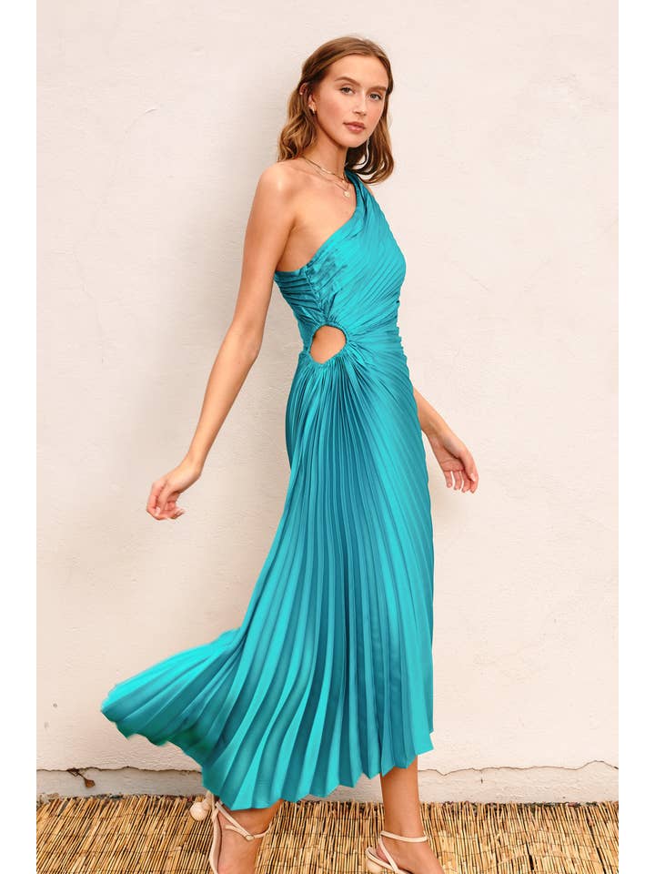 Dress Forum - Wholesale Dress - Women's - Olympia Asymmetrical Pleated Maxi Dress (1)20