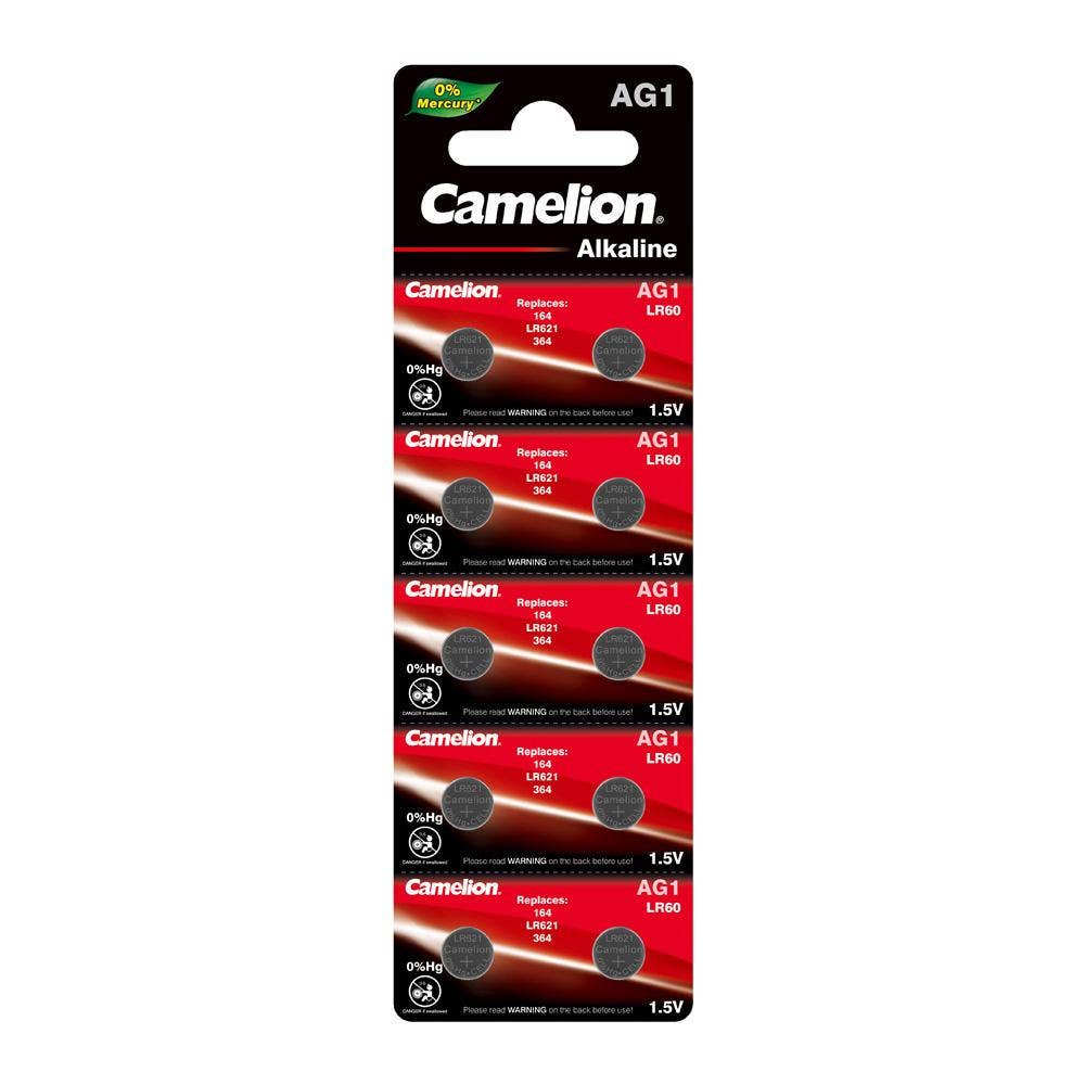 Camelion Battery - Wholesale Small/Handheld Appliance - Camelion AG1 / 364 / LR621 1.5V Button Cell Battery1