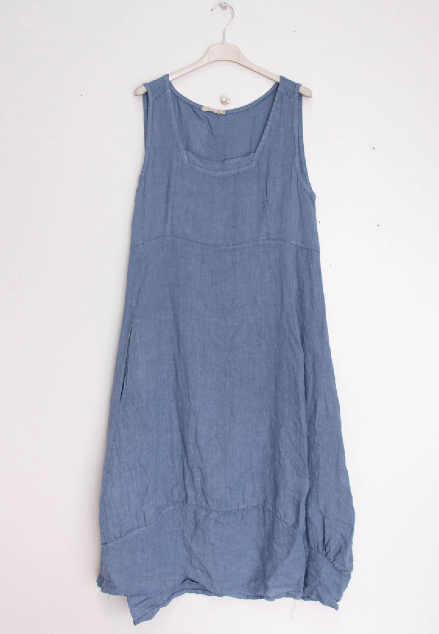 Happy look - Wholesale Dress - Women's - Sleeveless Linen Midi Dress 72073L11