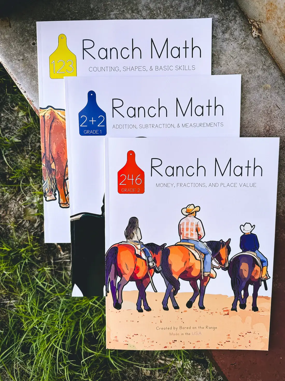 Bored on the Range, LLC - Wholesale Early Reader Book (6-8) - Ranch Math Grade 2: Money, Fractions, and Place Value4