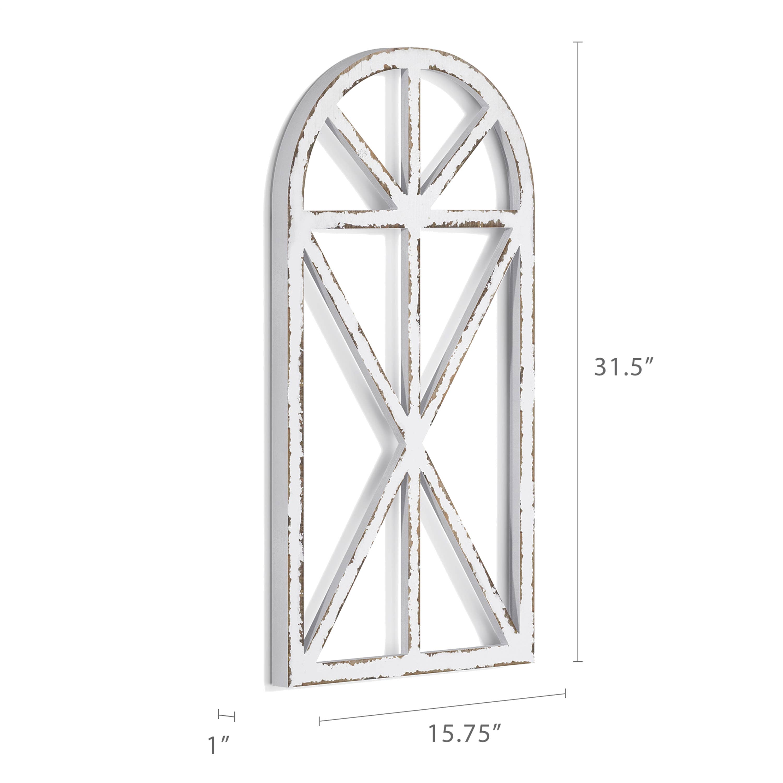 White S/2 Cathedral Wood Frames for wholesale on Faire3