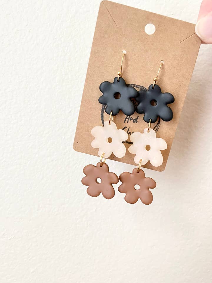 Neutral Floral Stack for wholesale by Hooks and Clay