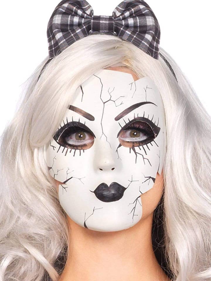 Creepy Porcelain Doll Mask With Strap for wholesale by Leg Avenue
