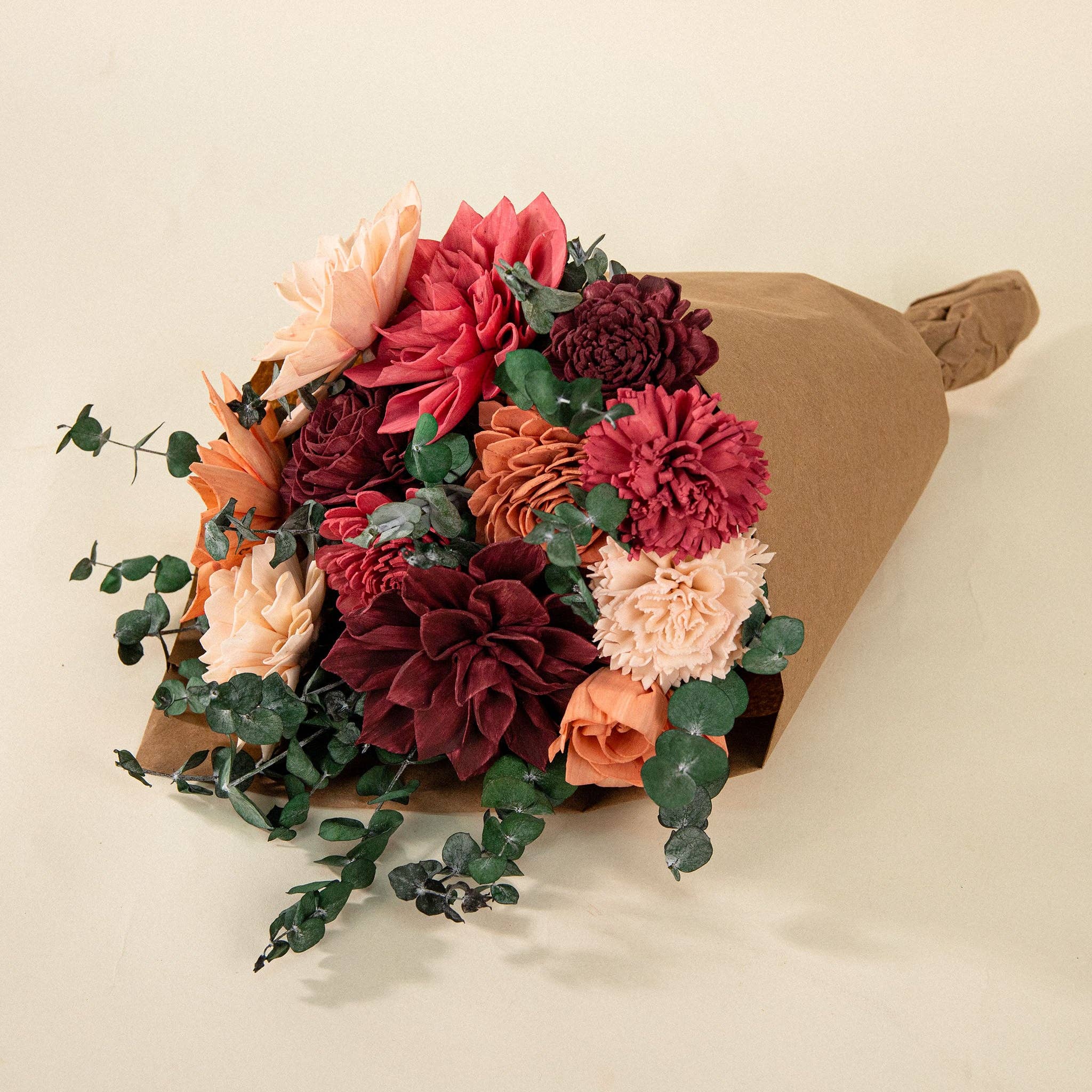 Sola Wood Flowers - Wholesale Artificial Flowers - Deluxe Large Bouquet - Labyrith Dahlia1