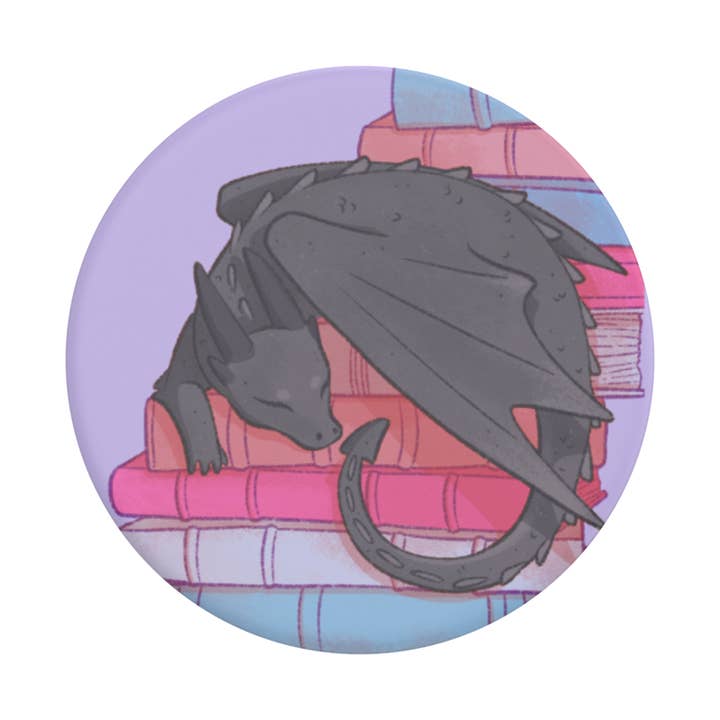 PopSockets - Wholesale Phone Grip - PopSockets Plant Curled Up With A Good Book Clear1