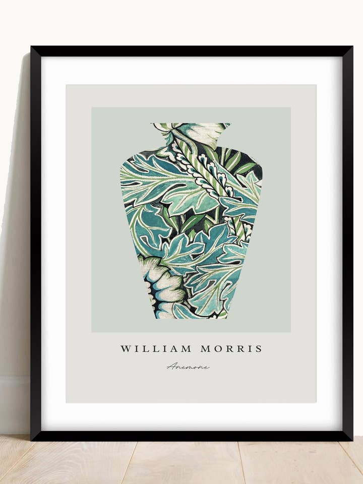William Morris Anemone Print for wholesale by AwalkonthewildsideUK