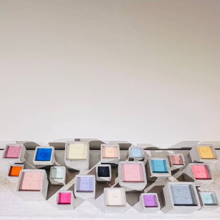 Velas de hormigón únicas para venta al por mayor de .AVPV. Studio