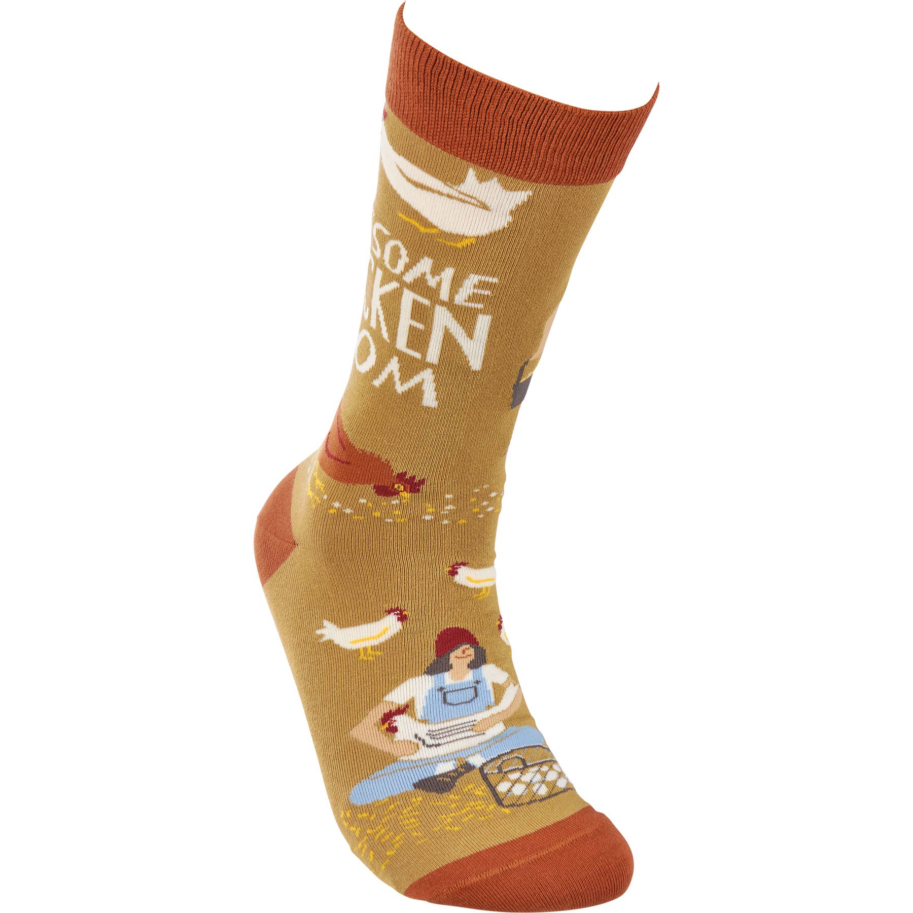 Primitives by Kathy - Wholesale Socks - Unisex - Awesome Chicken Mom Socks2