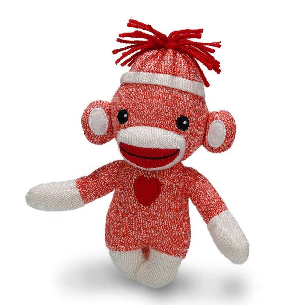 Plushland - Wholesale Stuffed/Plush Toy - Kids & Baby - 6″ Valentine Sock Monkey Plush | Valentine Monkey with Heart13