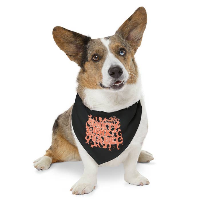 The Sterling Gypsy - Vente Bandana – chien - Collier Bandana pour Animaux Honky Tonk Babe | Accessoire pour Chien de Ferme | Écharpe Amusante pour Chien | Écharpe Western pour Chien | Écharpe Cowgirl pour Chien