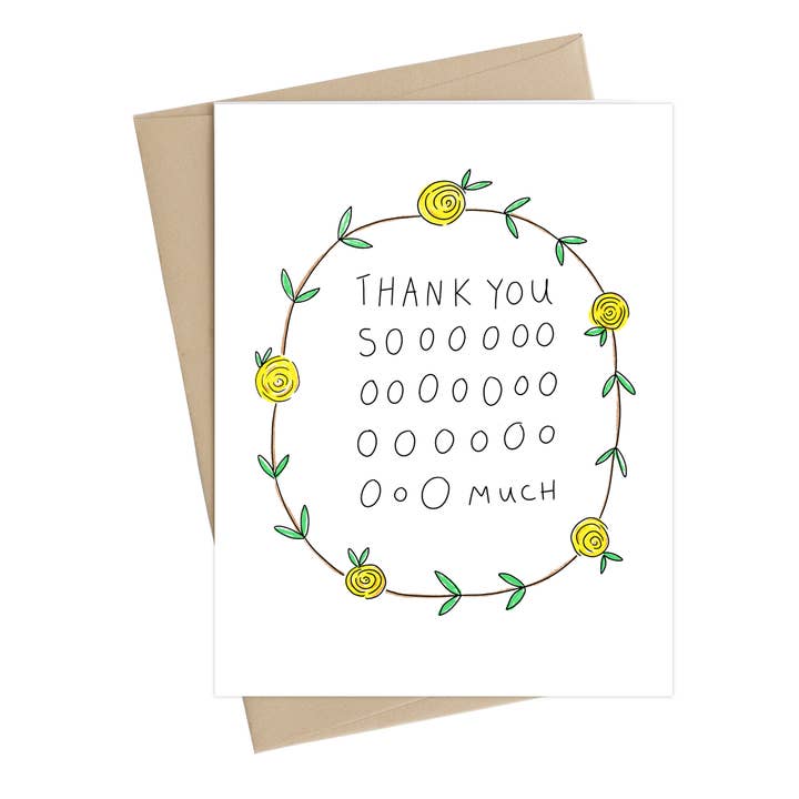 Little May Papery - Wholesale Thank You Card - Thanks Sooo Much Card