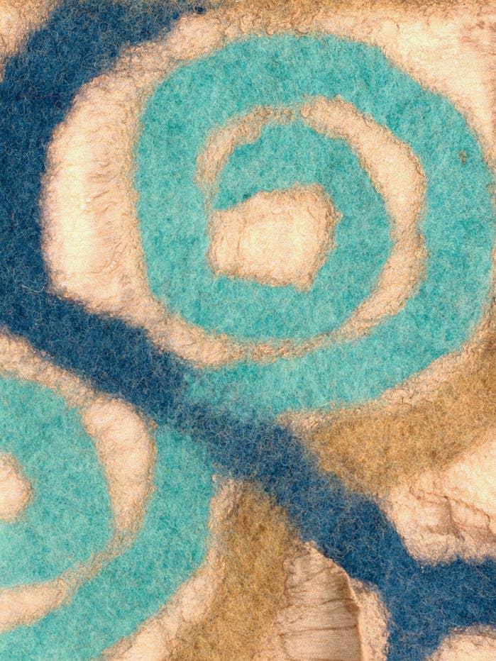 Design traditionnel kirghize - Bleu pour la vente par AIDAI