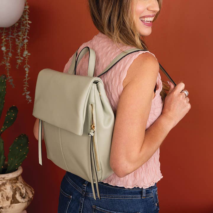 Jen & Co. - Venta al por mayor Mochila - Mujer - Mochila con bolsillo plegable Adley BP2468